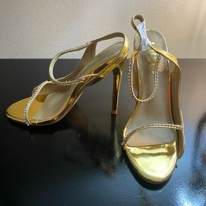 Gold heels
